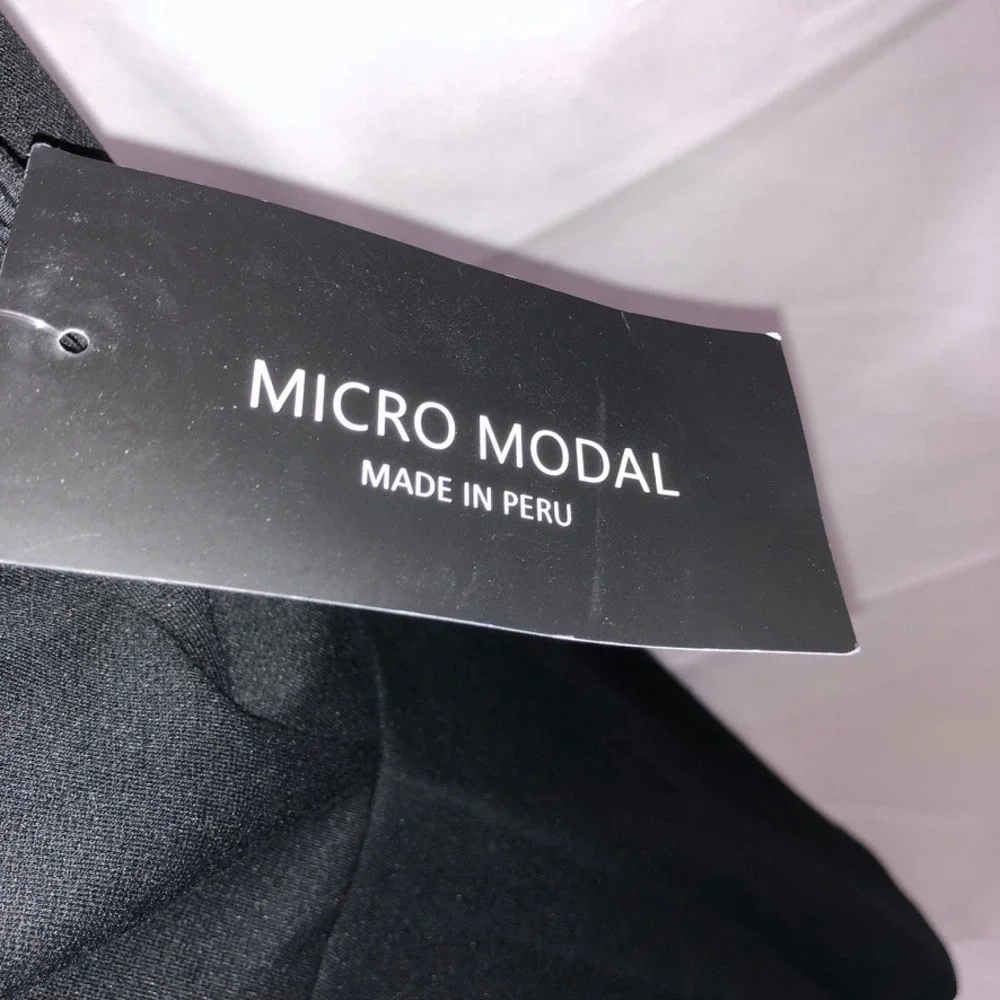 Magaschoni Black Micro Modal Studded Fit and Flare Sleeveless Dress NWT Size S - Picture 5 of 6